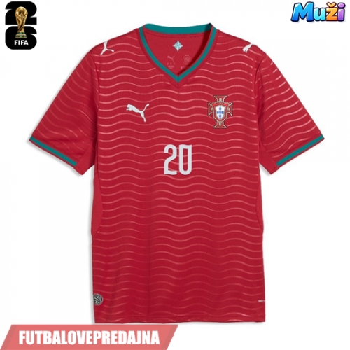 Lacne Muži Futbalové dres Portugalsko Joao Cancelo #20 MS 2026 Krátky Rukáv - Domáci